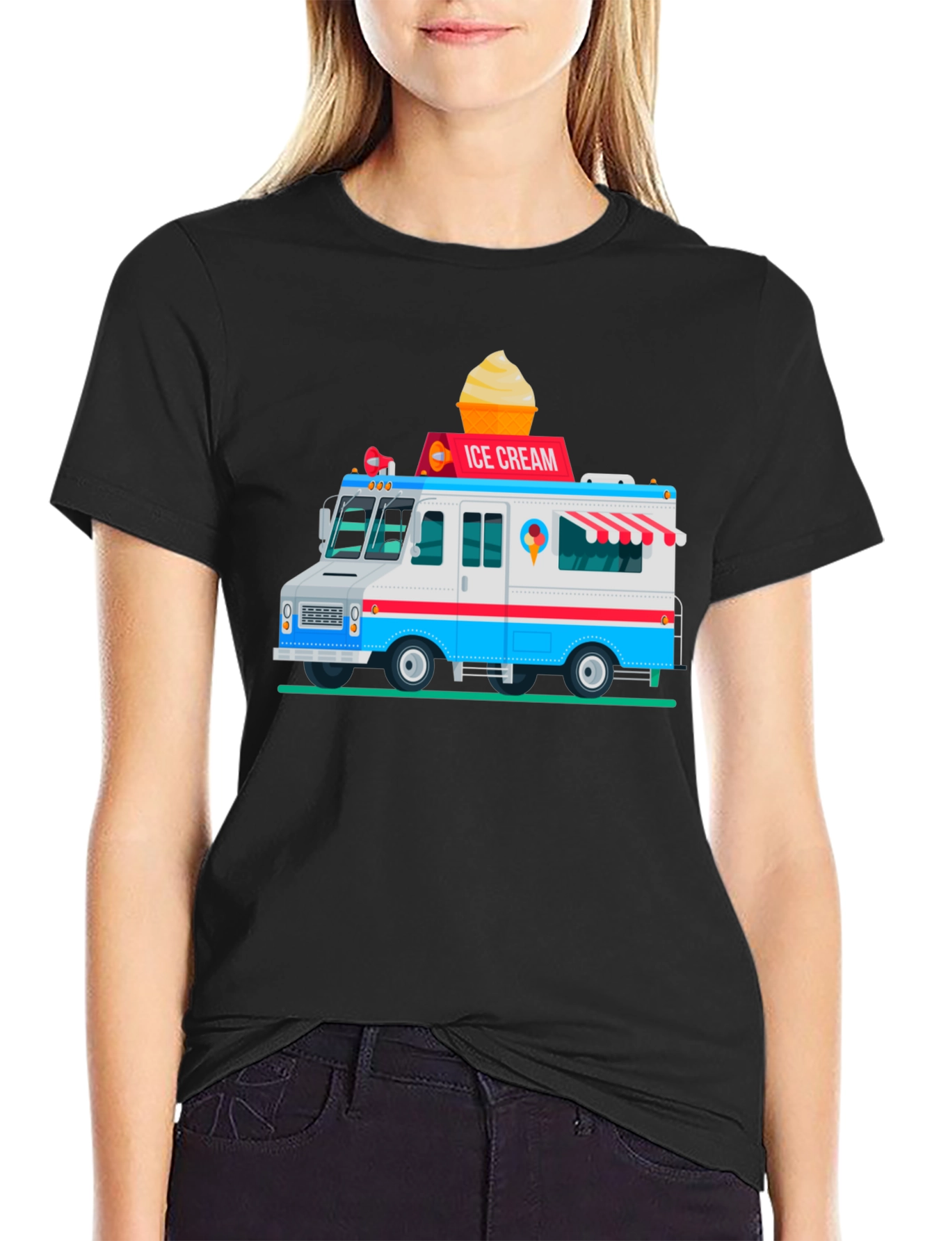 Ice Cream Truck Graphic T-Shirt