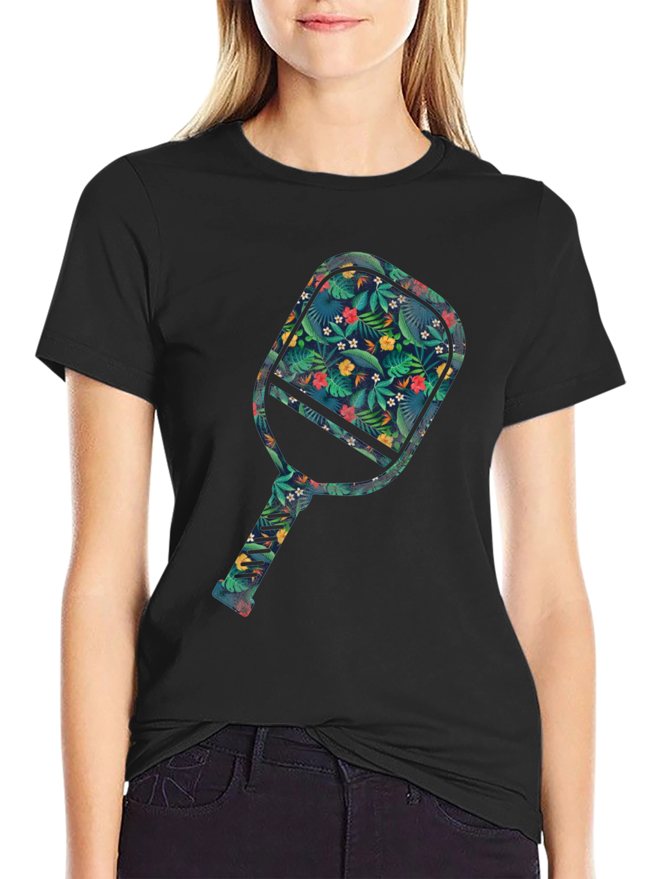 Tropical Paddle Graphic T-Shirt