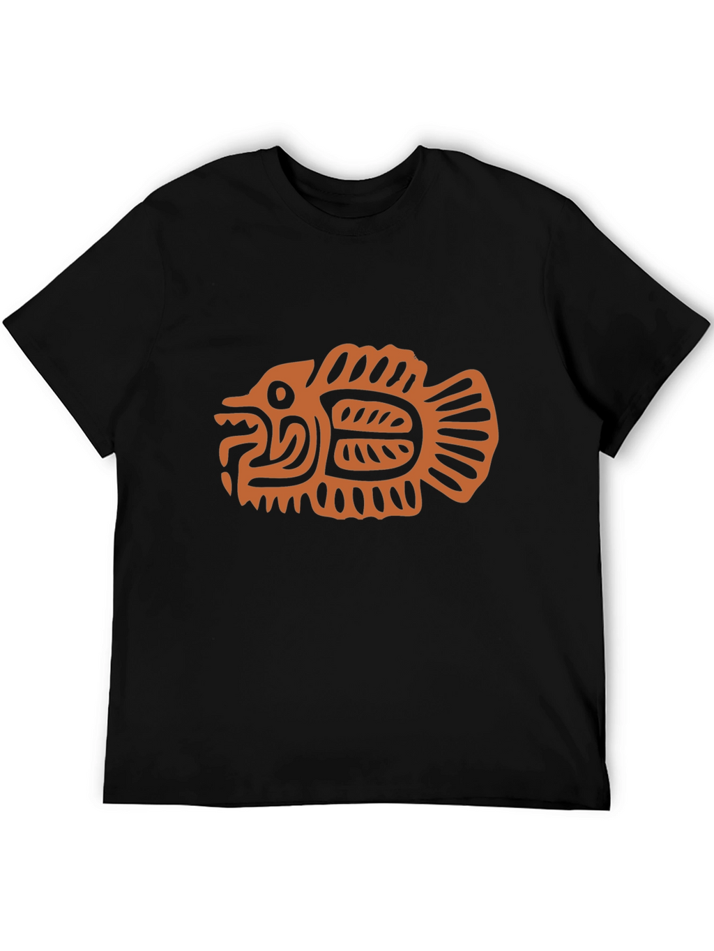 Tribal Fish Graphic Tee - Cool & Unique Design