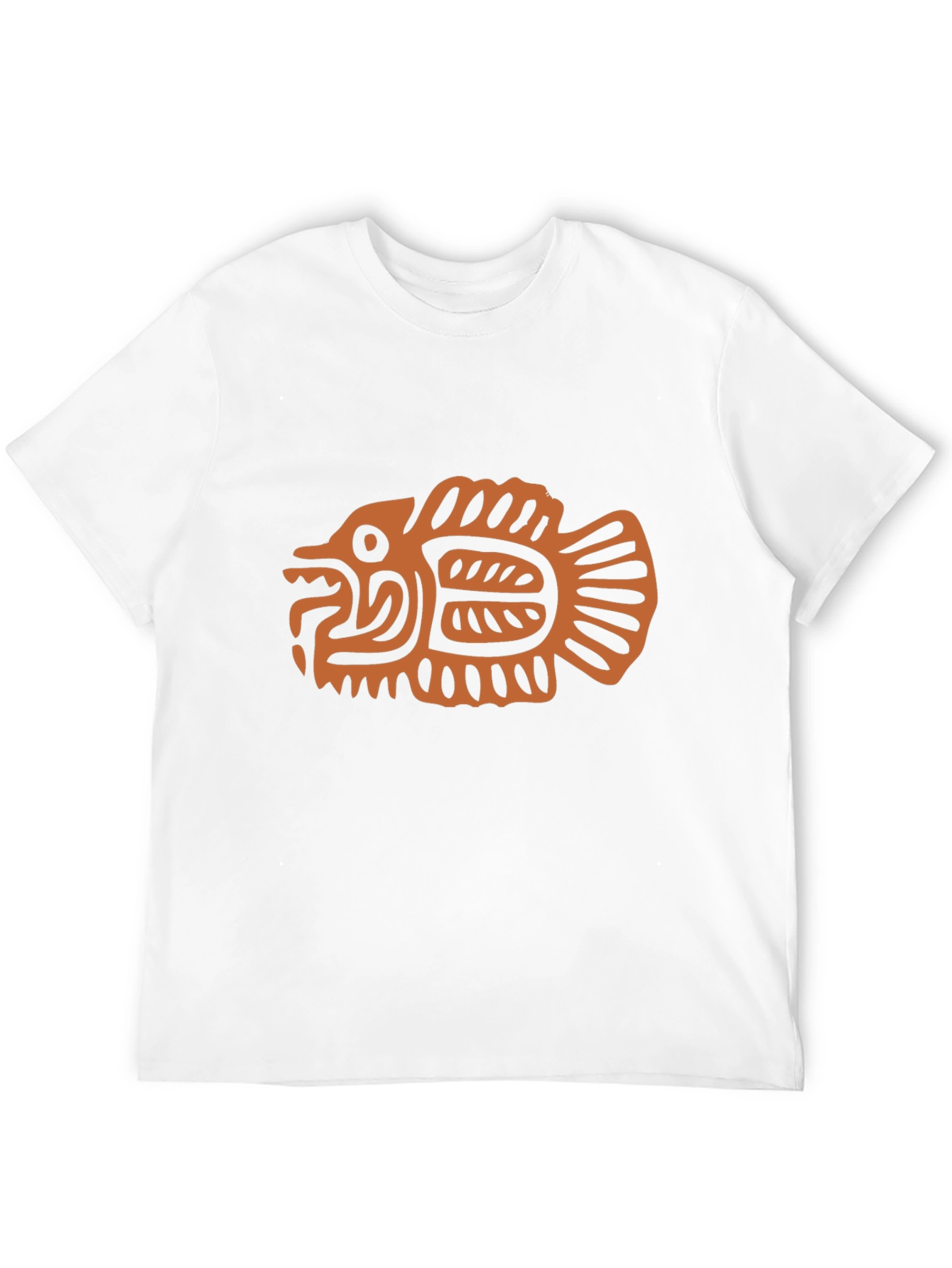 Tribal Fish Graphic Tee - Cool & Unique Design