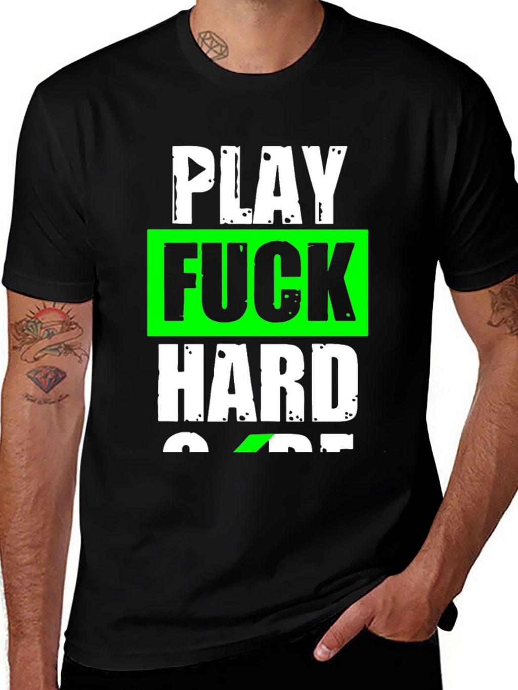 Play Hard T-Shirt - Bold Graphic Tee