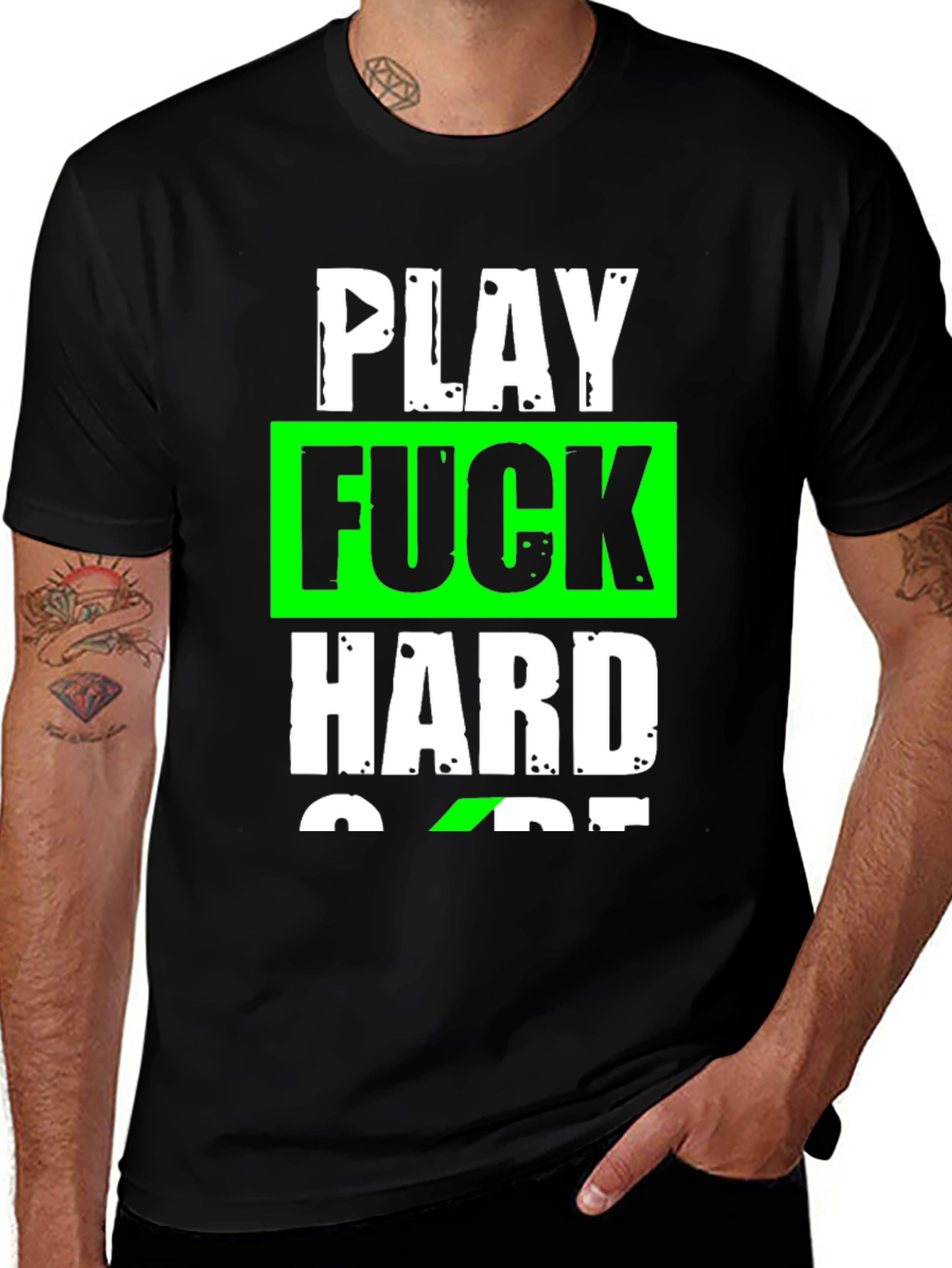 Play Hard T-Shirt - Bold Graphic Tee