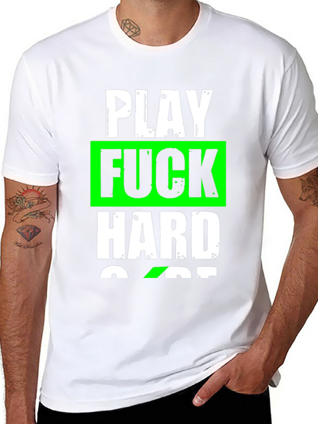Play Hard T-Shirt - Bold Graphic Tee