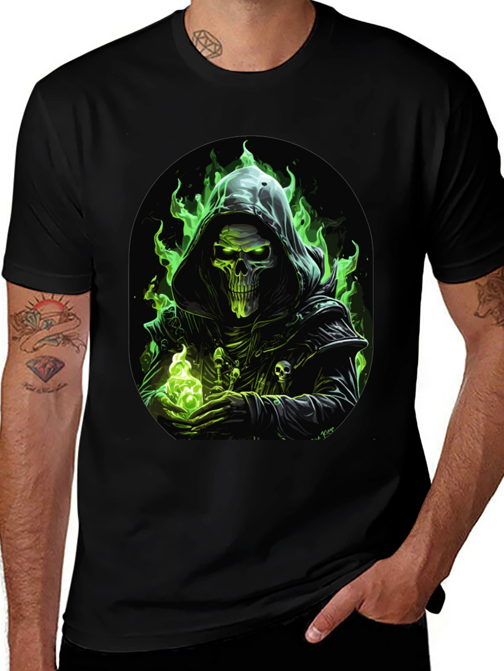 Grim Reaper Graphic T-Shirt