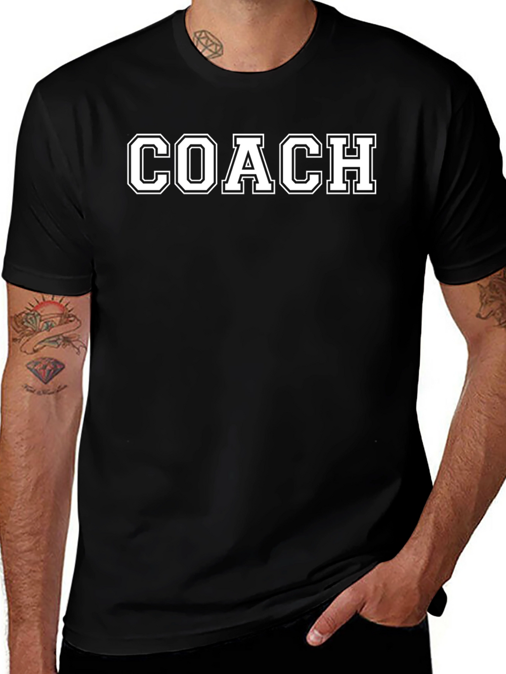 Coach Graphic T-Shirt - Black