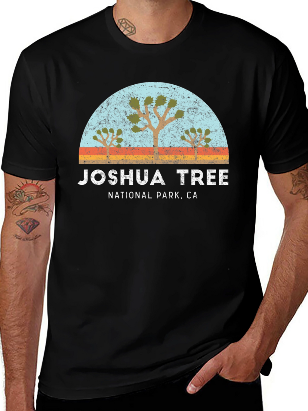 Joshua Tree National Park Black T-Shirt