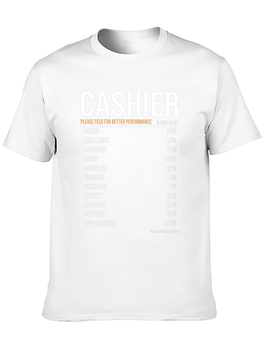 Cashier Humor Black T-Shirt