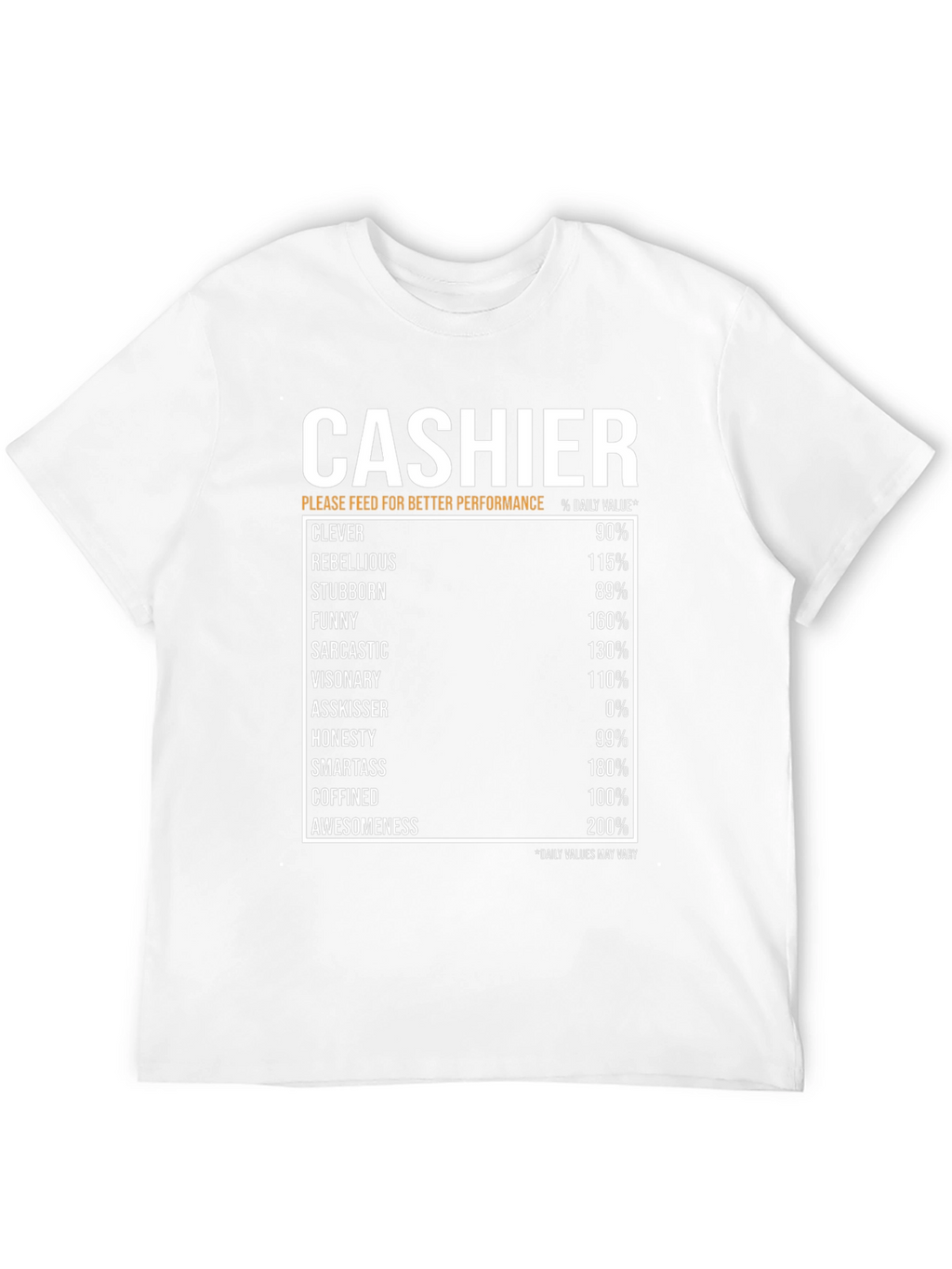 Cashier Humor Black T-Shirt