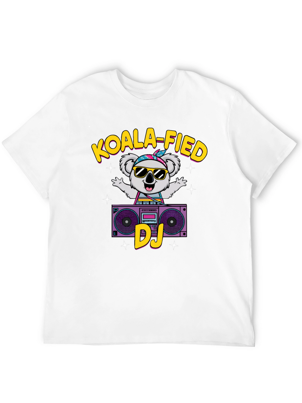 Koala-fied DJ T-Shirt Cute Animal Graphic Tee