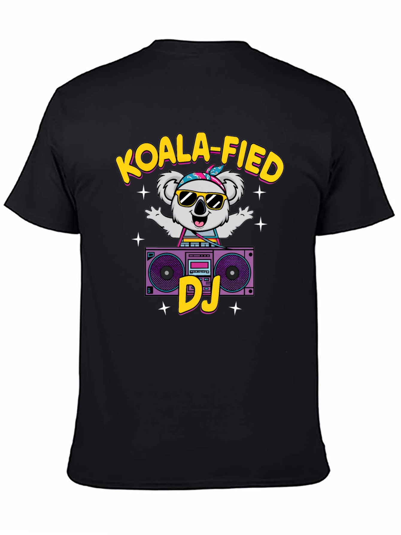Koala-fied DJ T-Shirt Cute Animal Graphic Tee