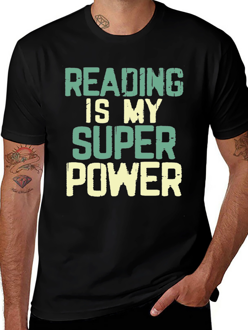 Reading is My Superpower Graphic Tee