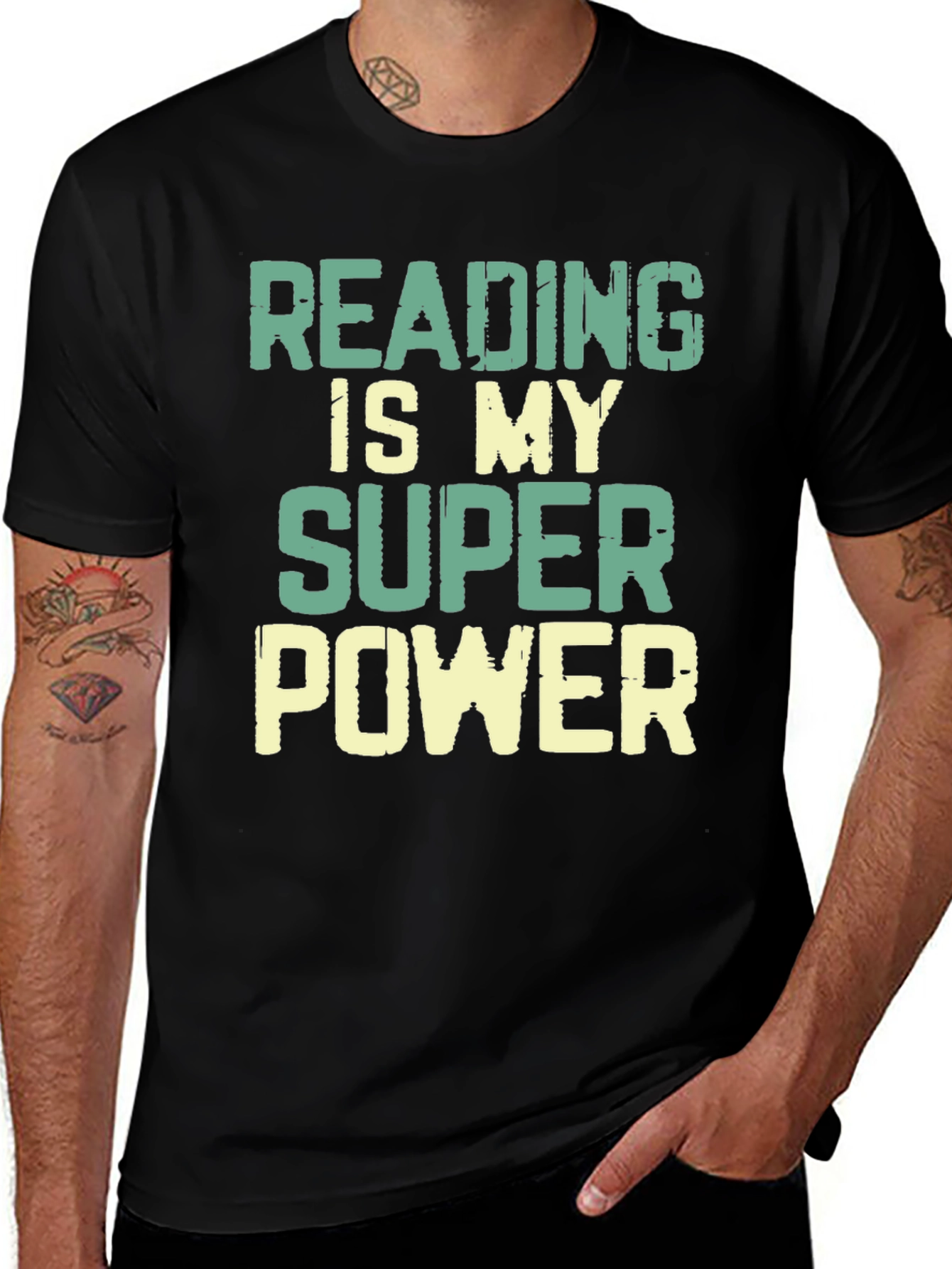 Reading is My Superpower Graphic Tee
