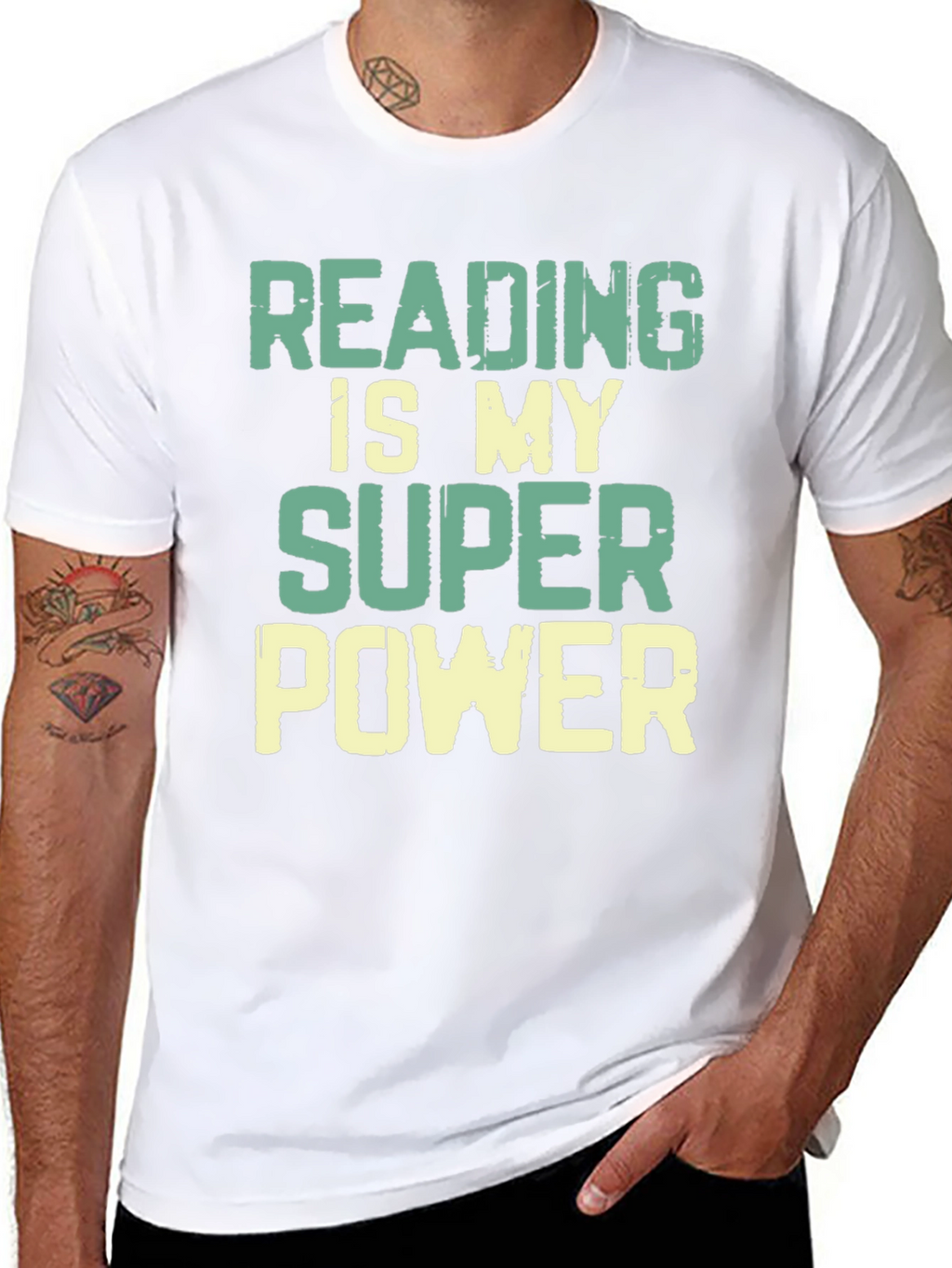 Reading is My Superpower Graphic Tee