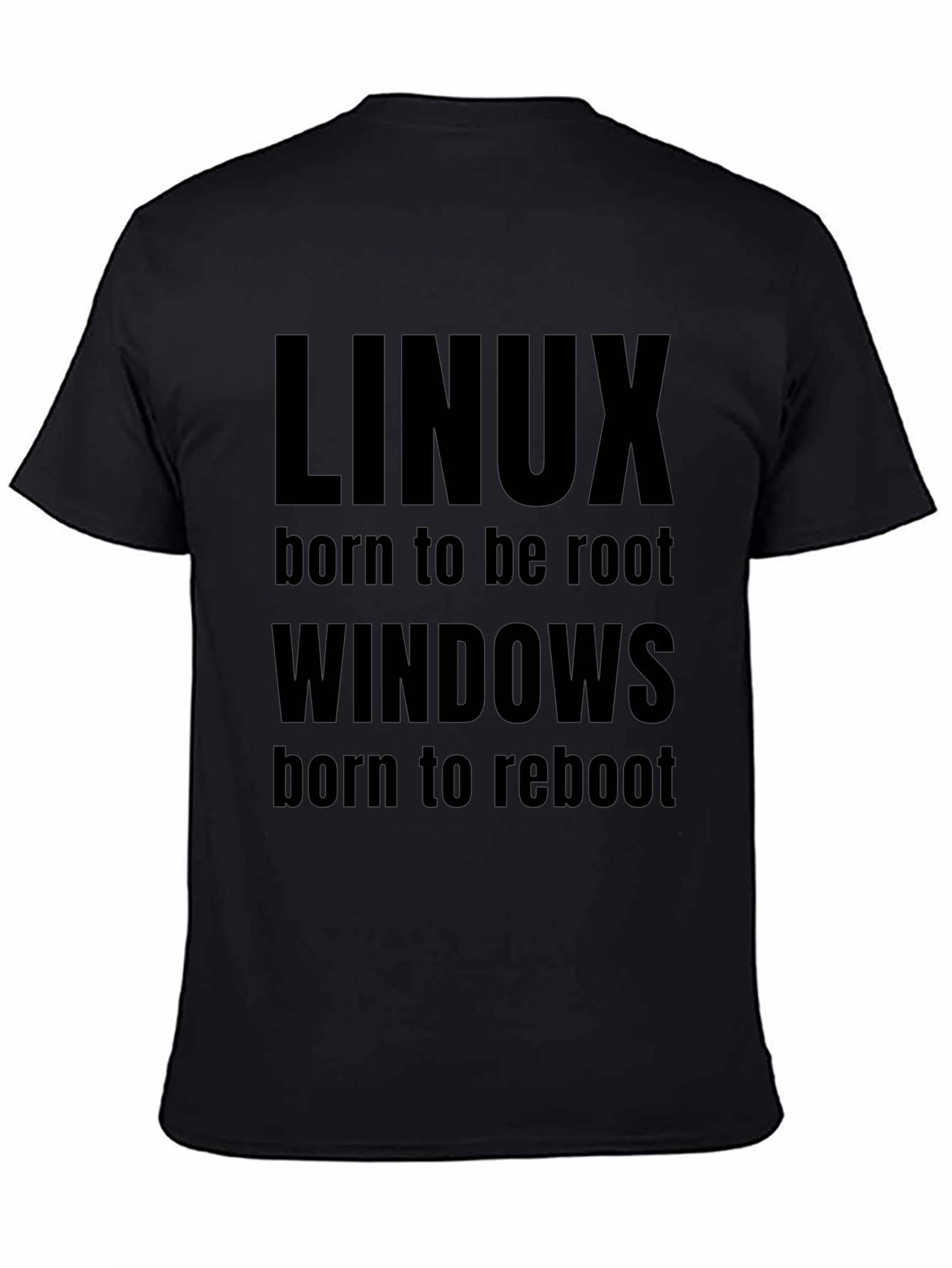 Linux vs Windows T-Shirt - Funny Programmer Tee