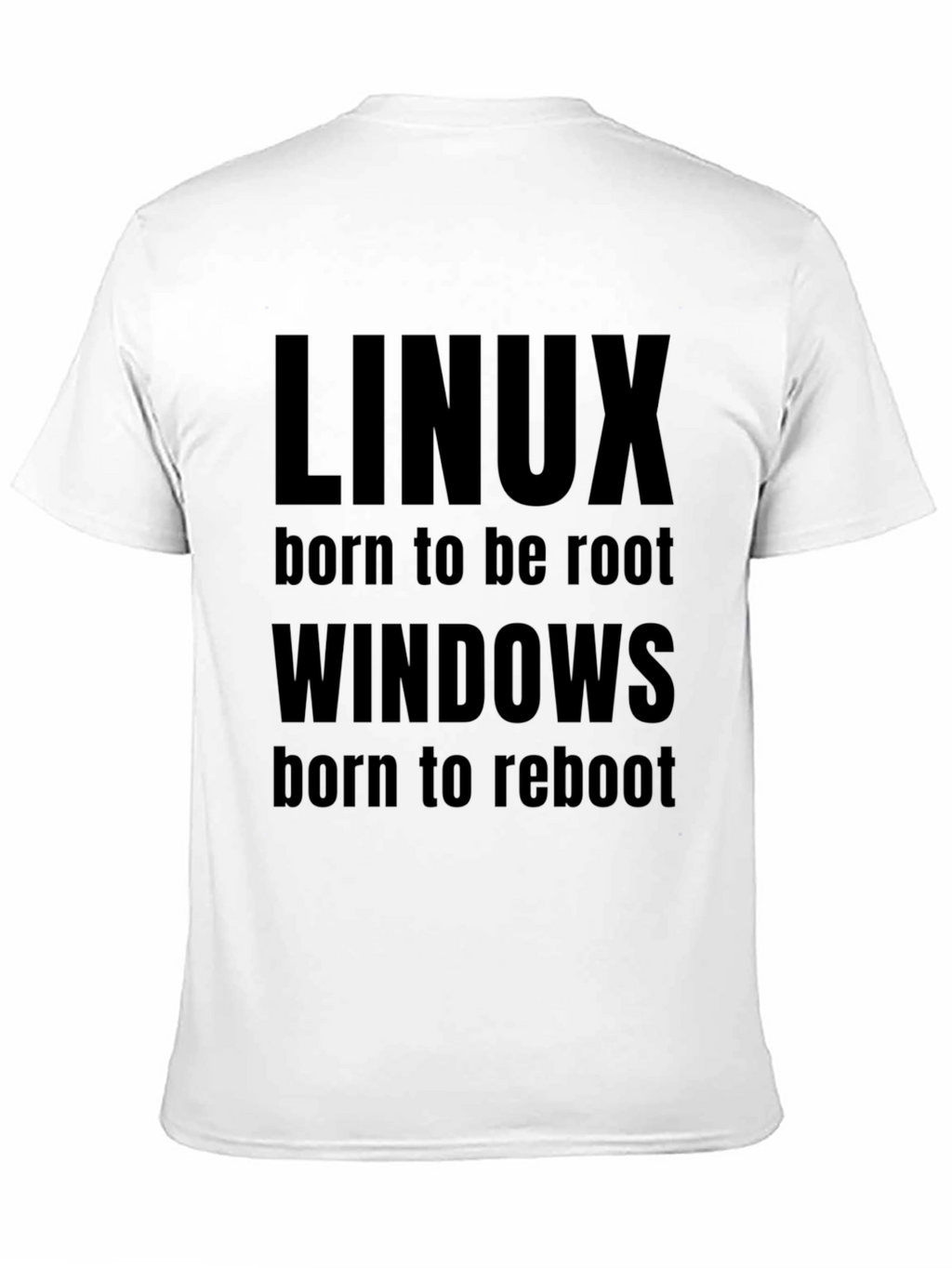 Linux vs Windows T-Shirt - Funny Programmer Tee