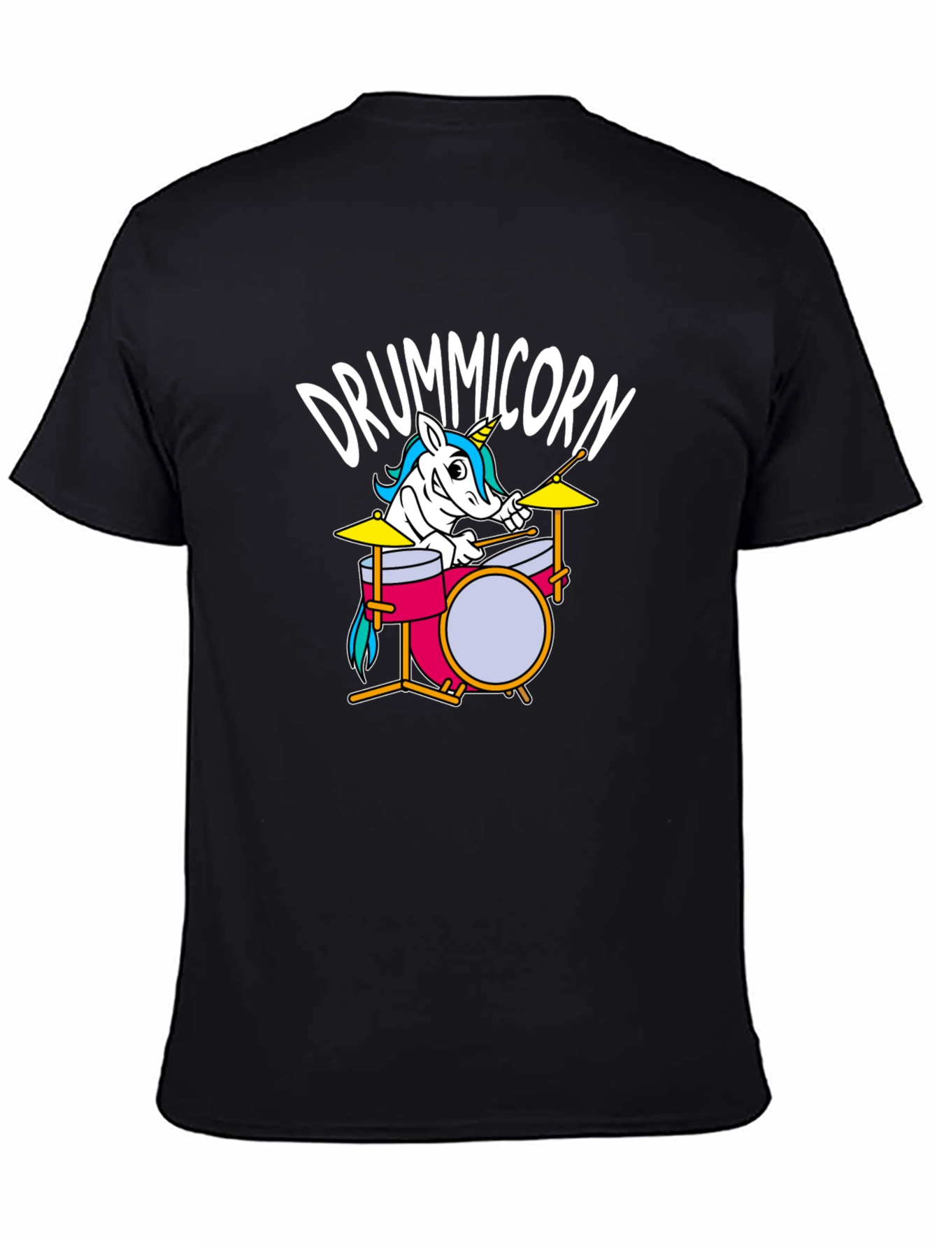 Drummicorn T-Shirt - Unicorn Drummer Tee