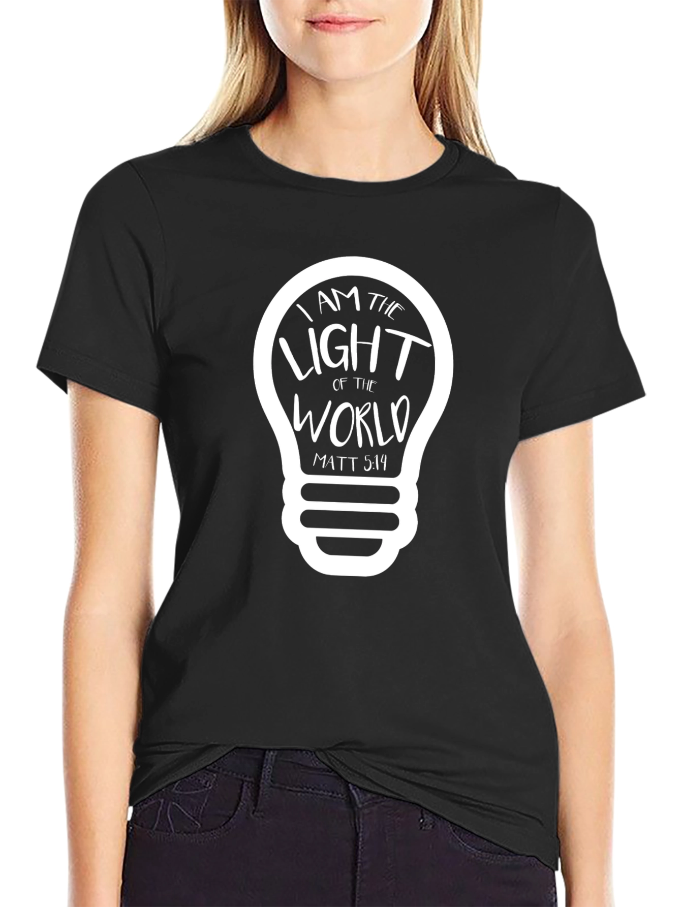 I am the Light T-Shirt - Christian Bible Verse Tee