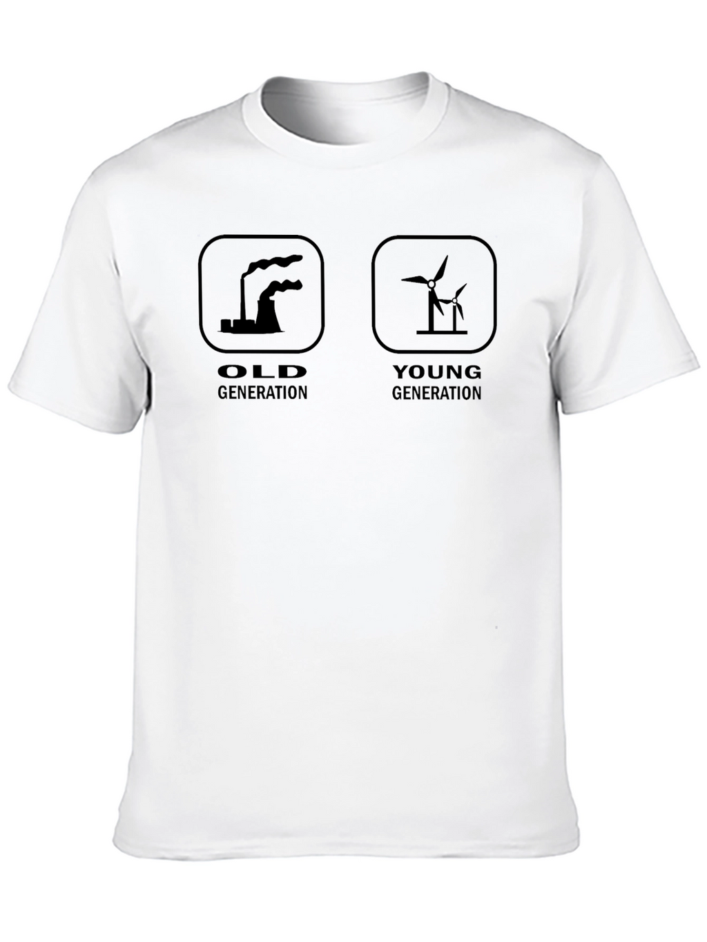 Old vs Young Generation Graphic Tee
