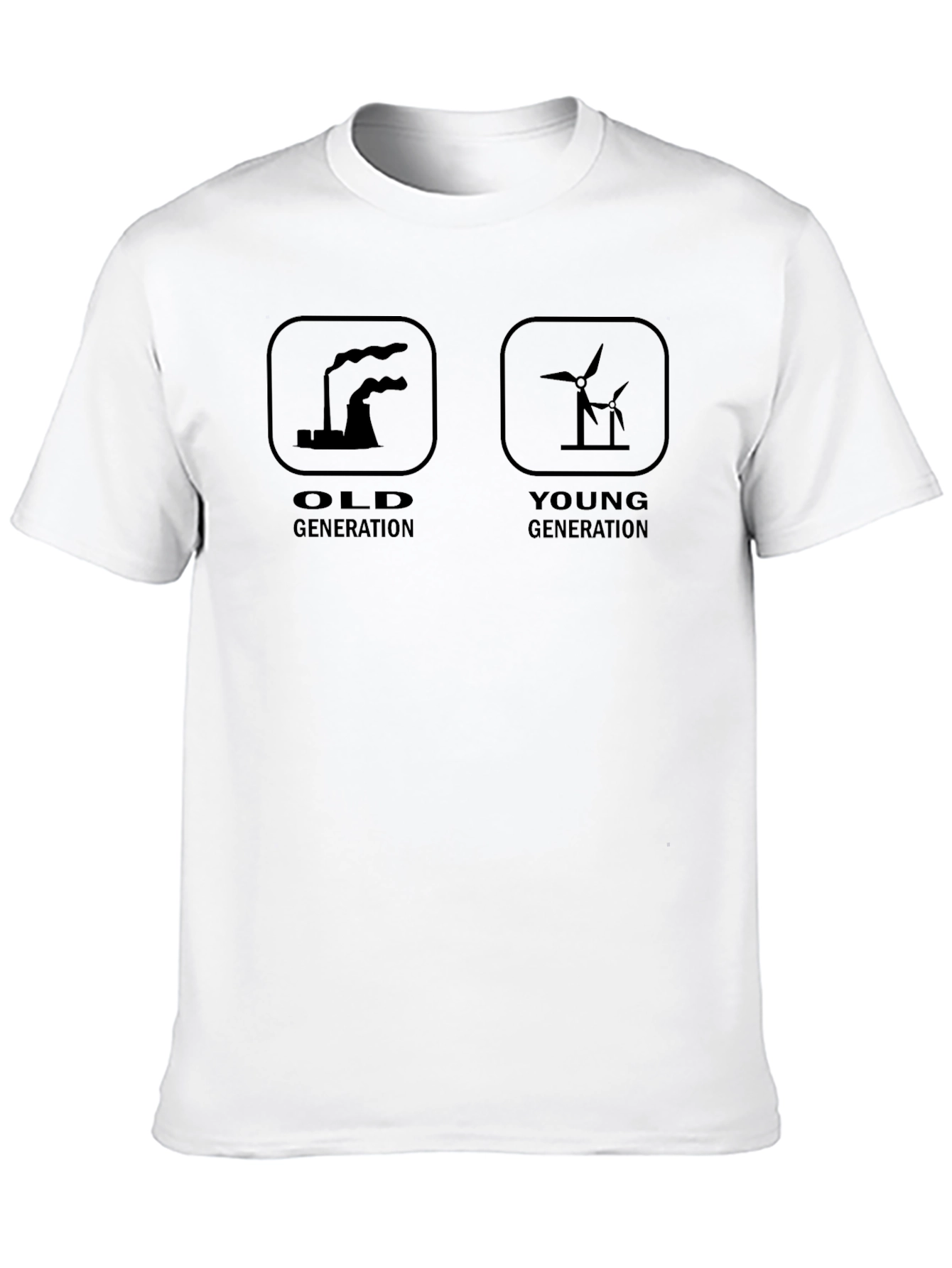 Old vs Young Generation Graphic Tee