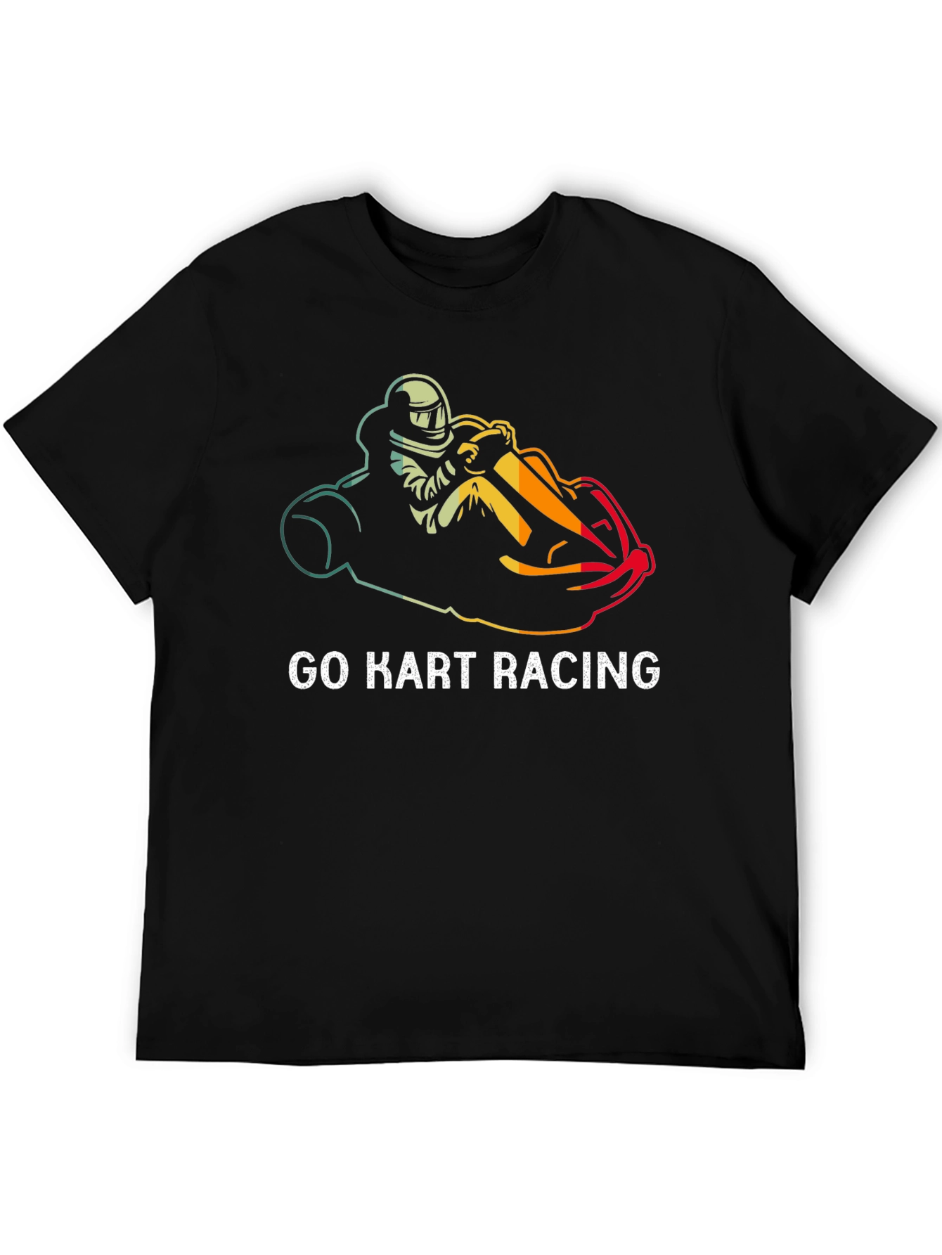 Go Kart Racing Graphic Tee - Stylish Racer Shirt
