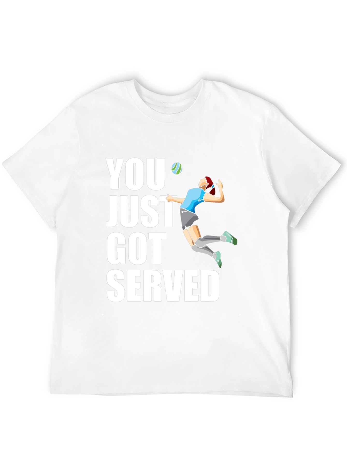 Volleyball Serve Graphic T-Shirt