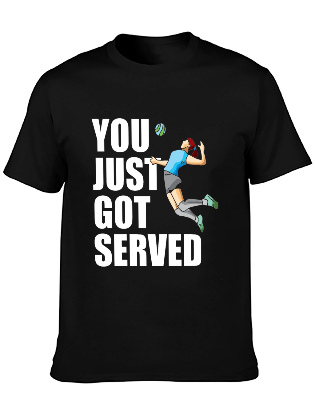 Volleyball Serve Graphic T-Shirt