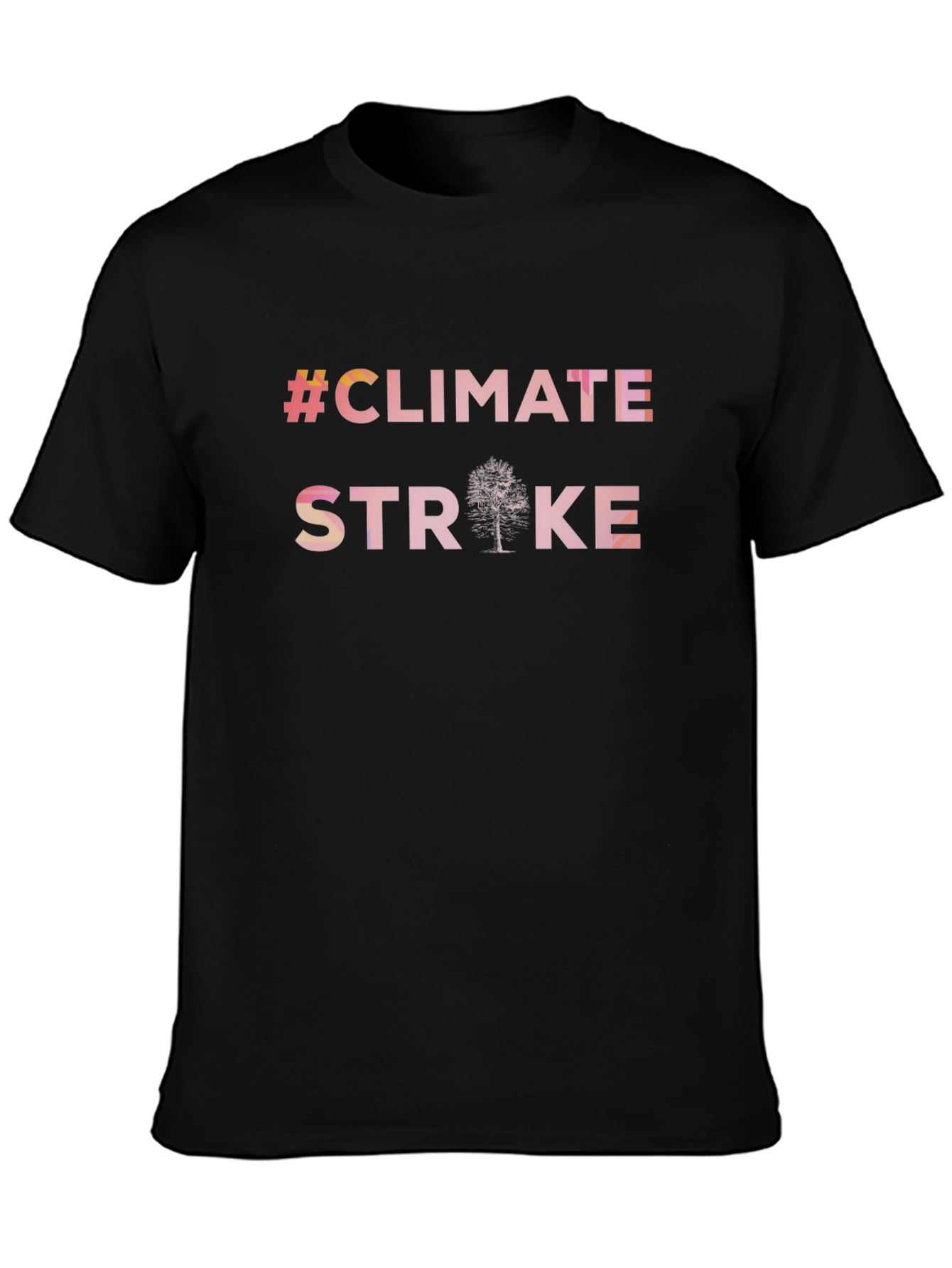 Climate Strike Graphic T-Shirt - Black Cotton Tee