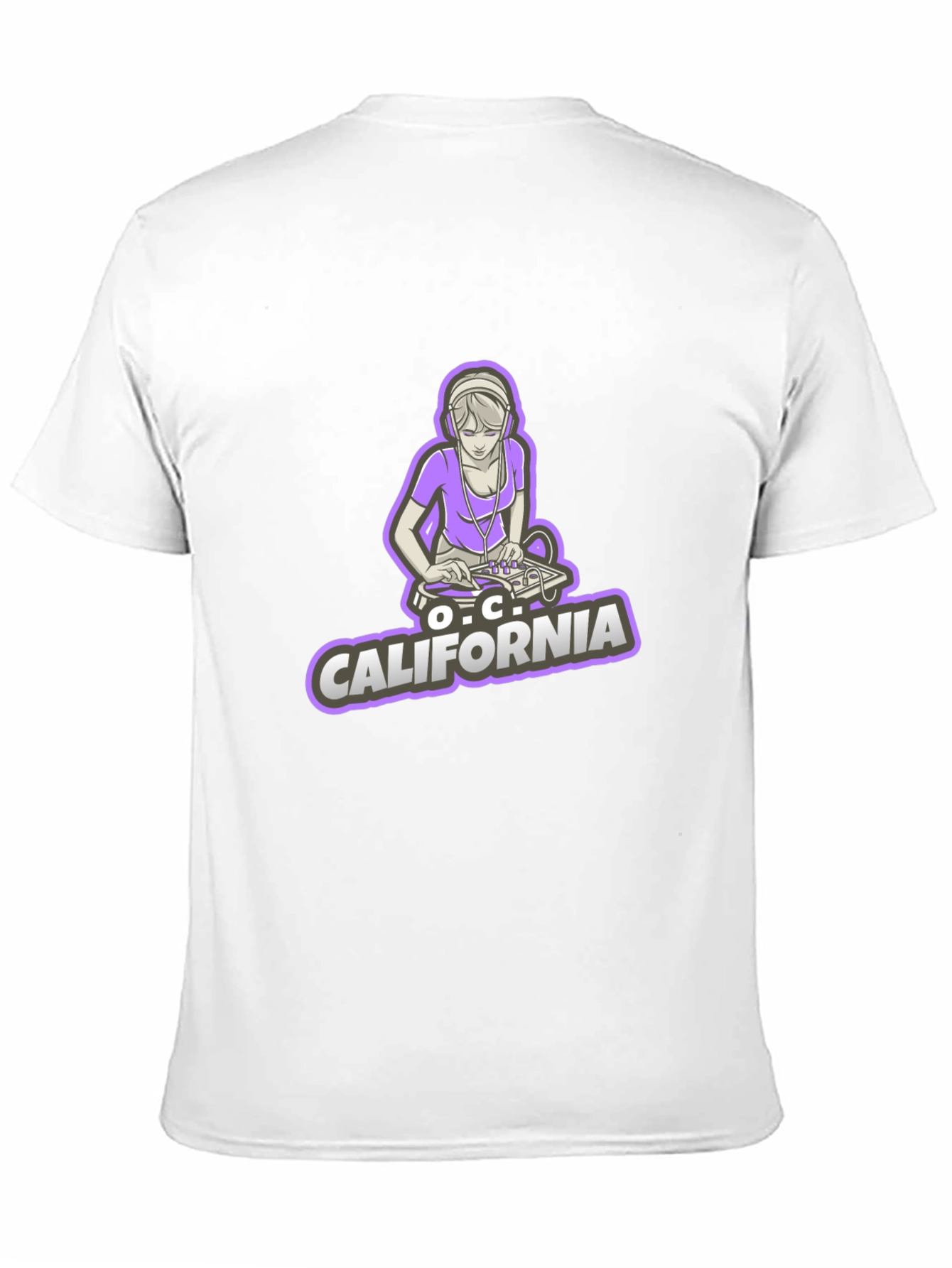 DJ Girl O.C. California Black Tee