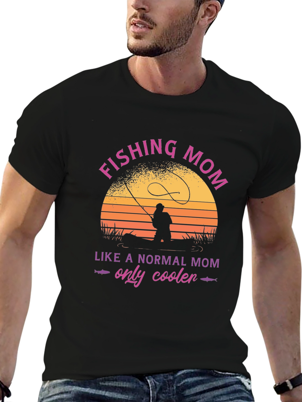 Fishing Mom T-Shirt - Cool Mothers Day Gift