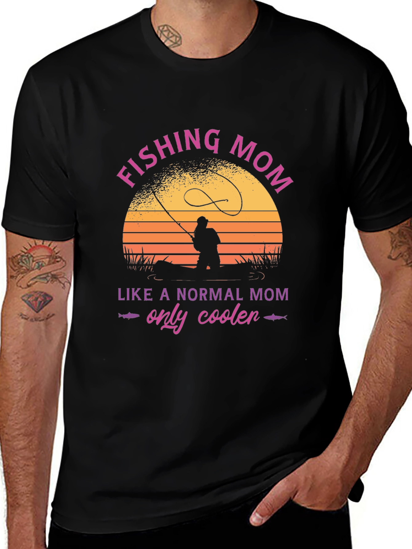 Fishing Mom T-Shirt - Cool Mothers Day Gift