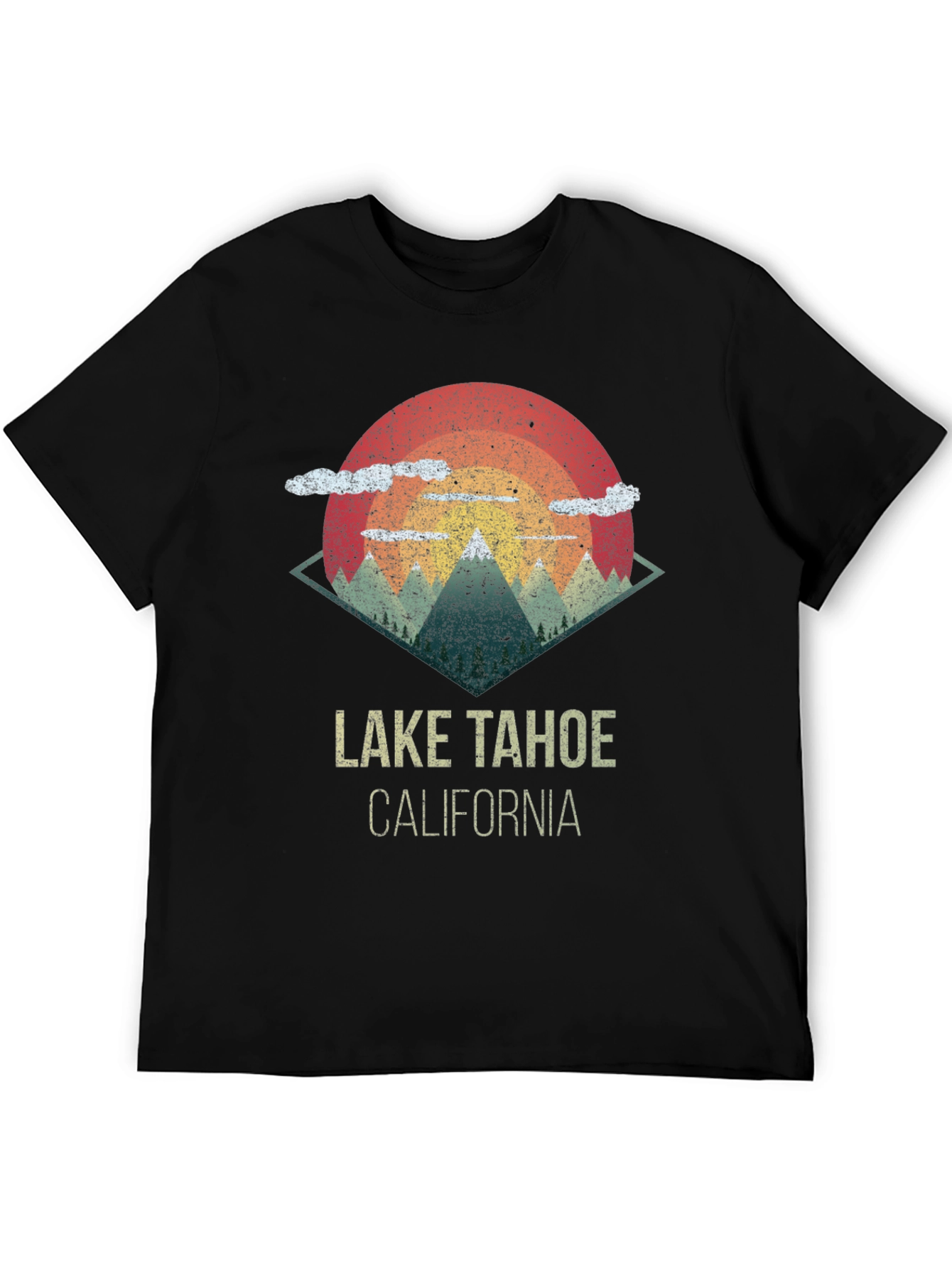 Lake Tahoe California T-Shirt - Vintage Graphic Tee