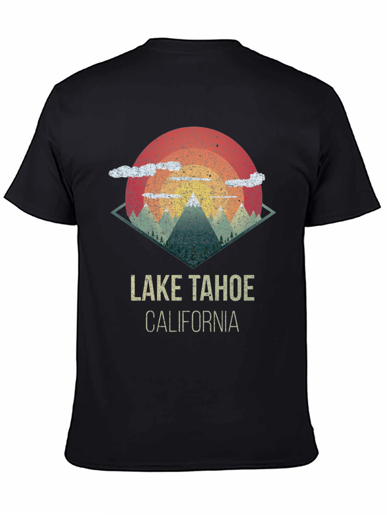 Lake Tahoe California T-Shirt - Vintage Graphic Tee
