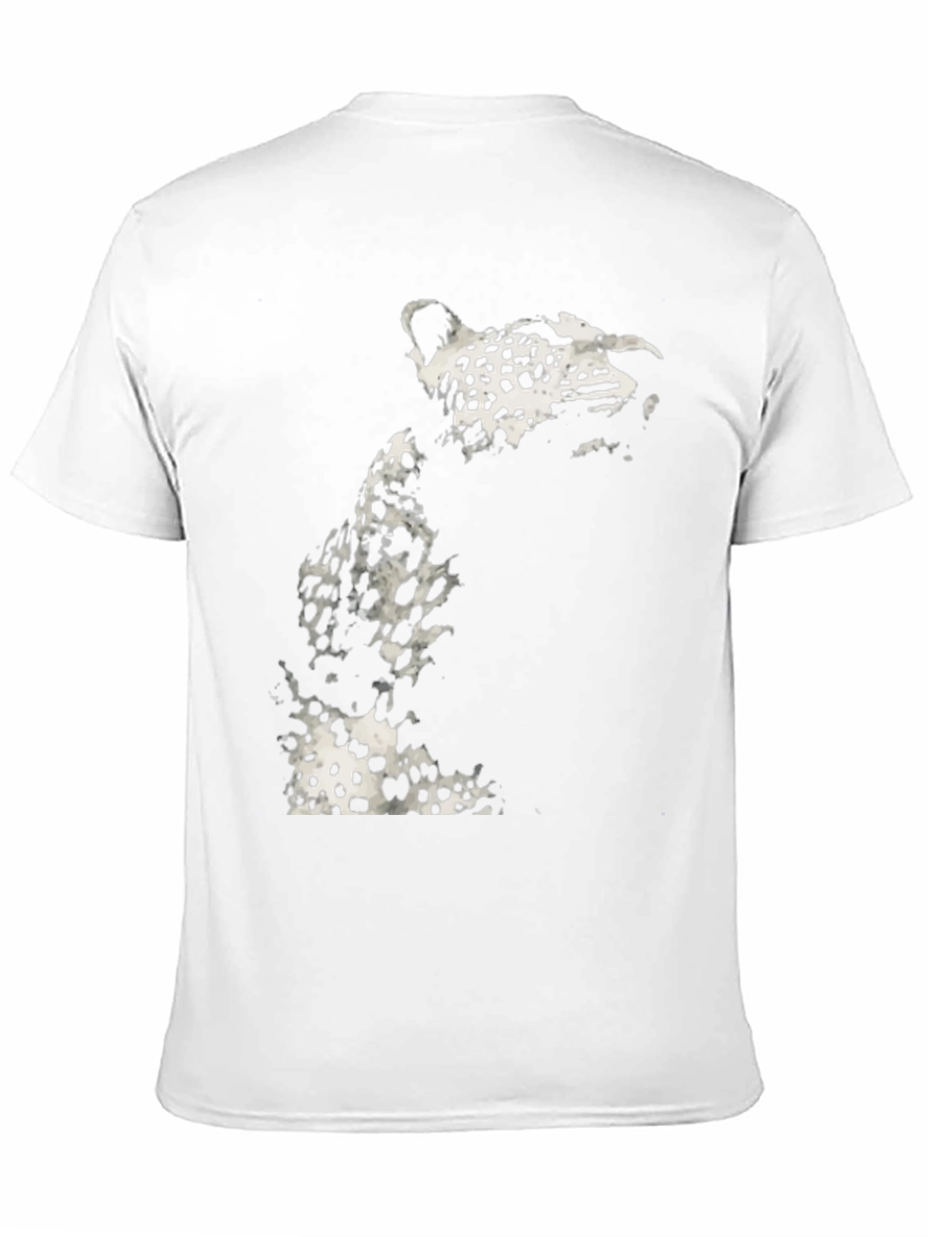 Black Leopard Print Graphic T-Shirt