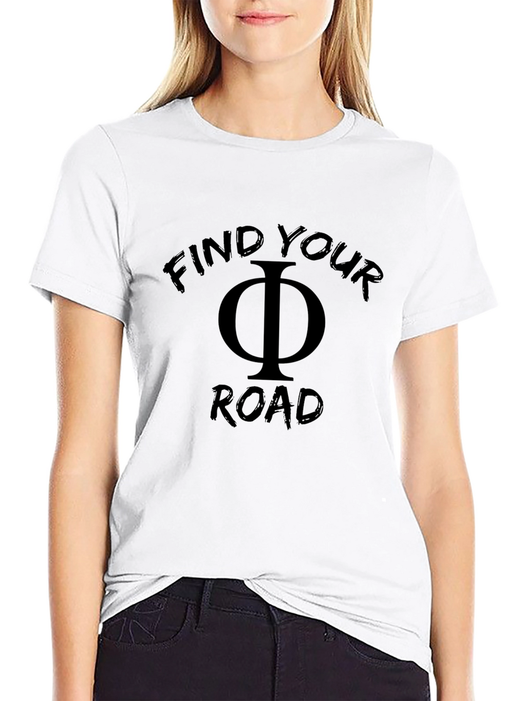 Find Your Road Black T-Shirt
