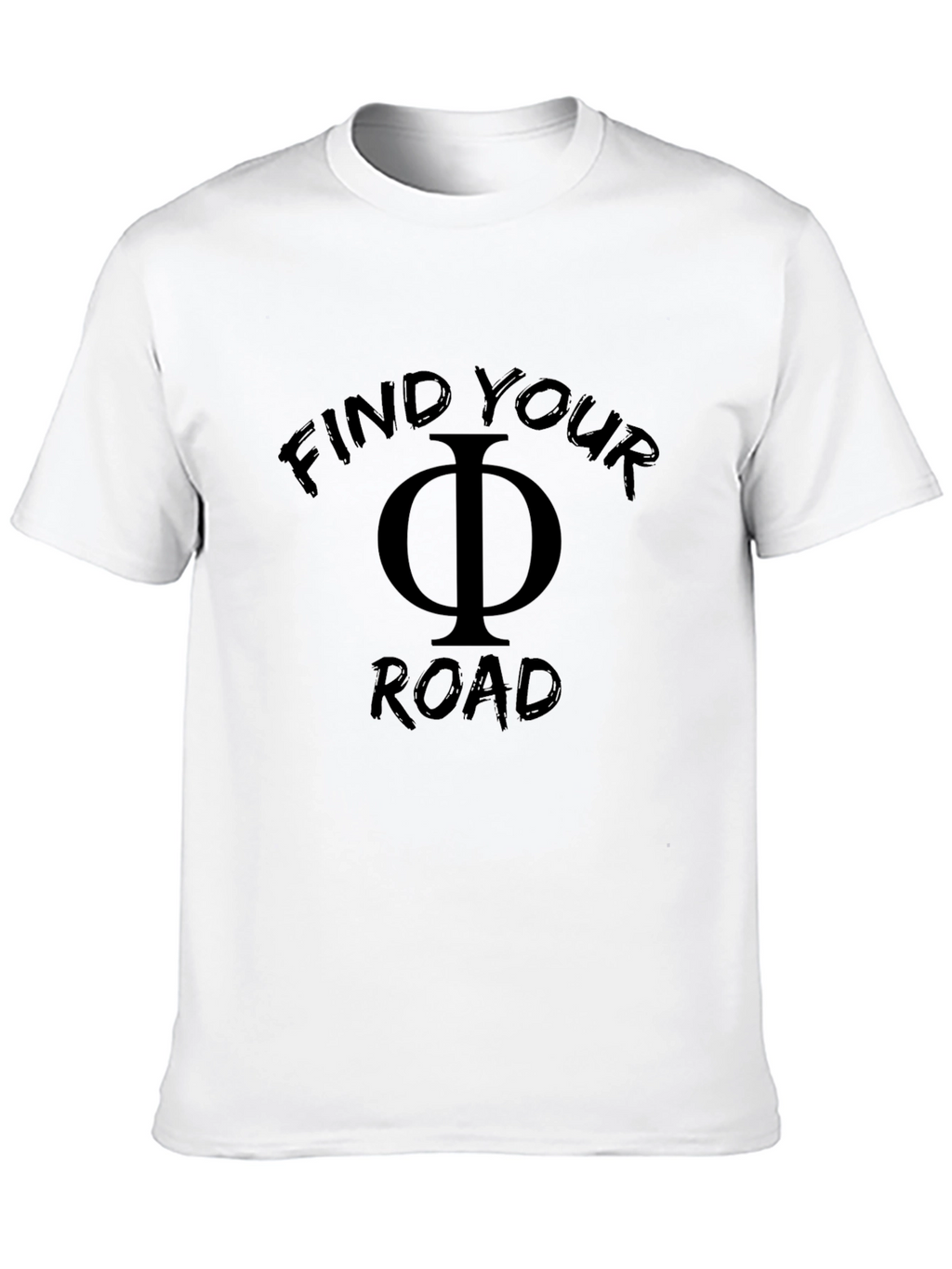 Find Your Road Black T-Shirt
