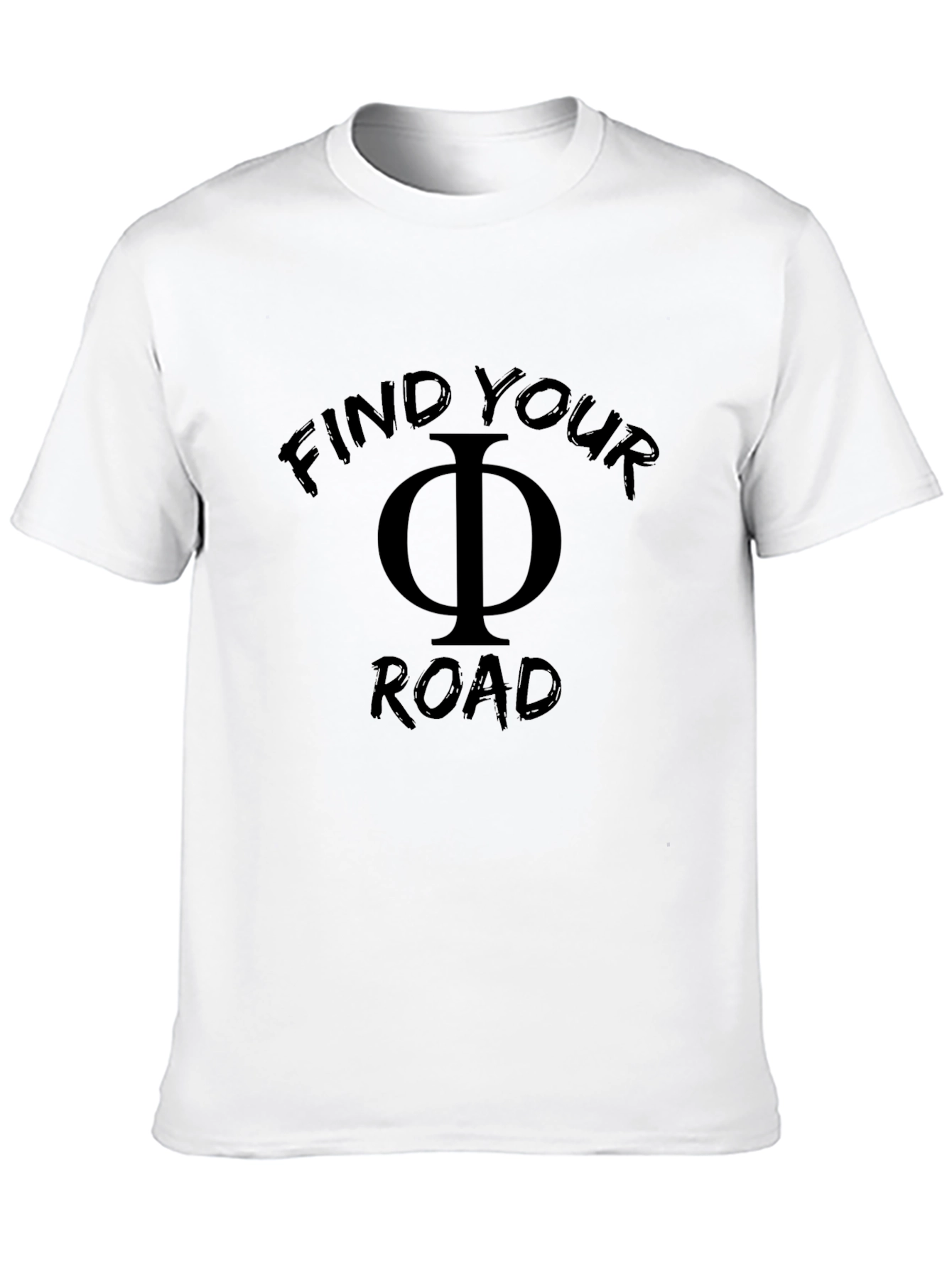 Find Your Road Black T-Shirt