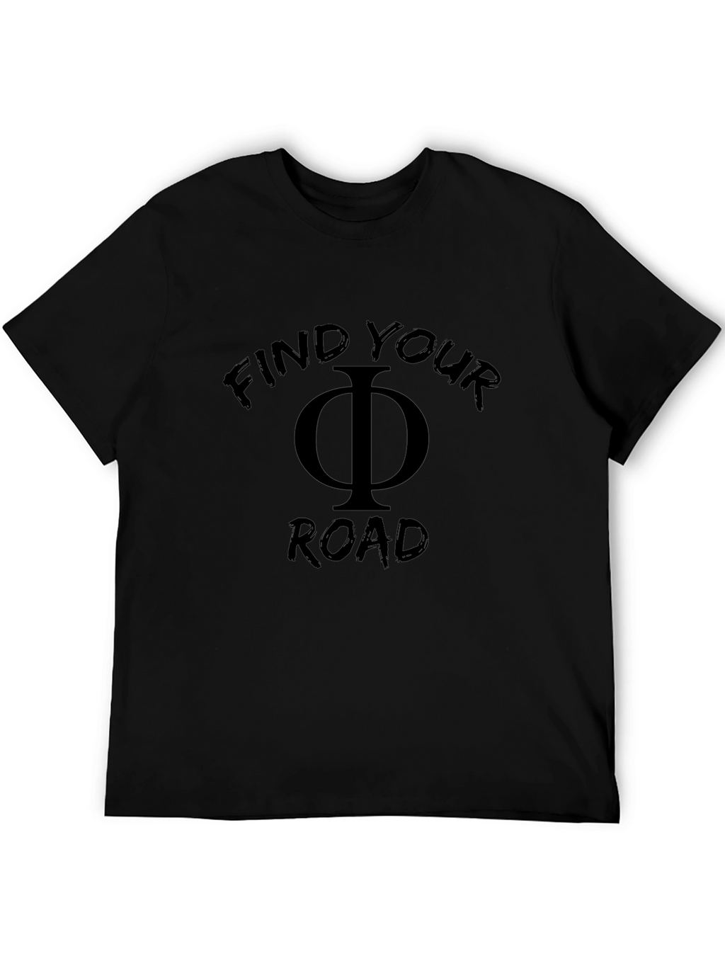 Find Your Road Black T-Shirt