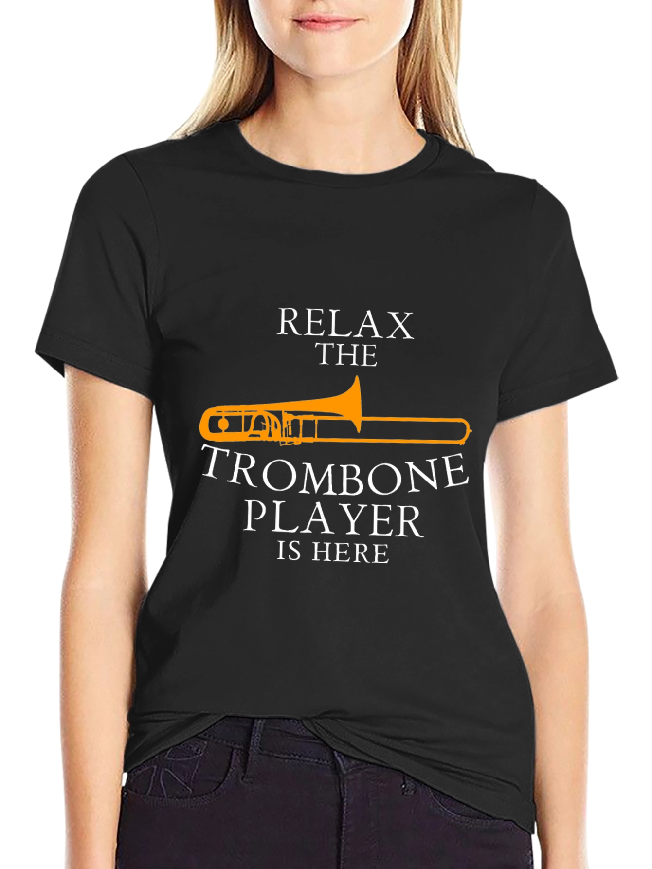 Relax Trombone Player T-Shirt - Music Lover Gift