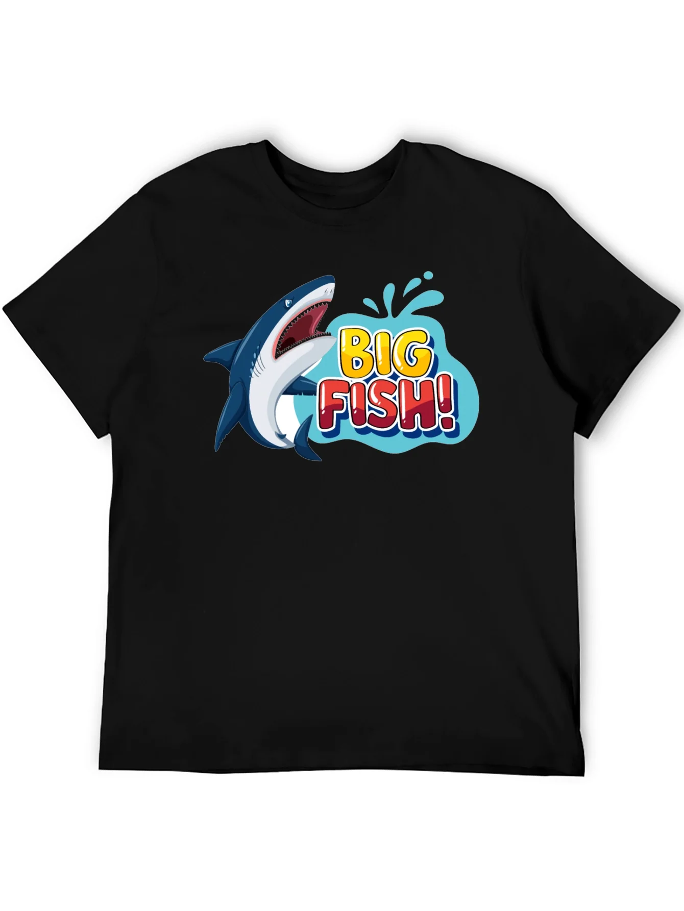 Big Fish Shark Graphic T-Shirt