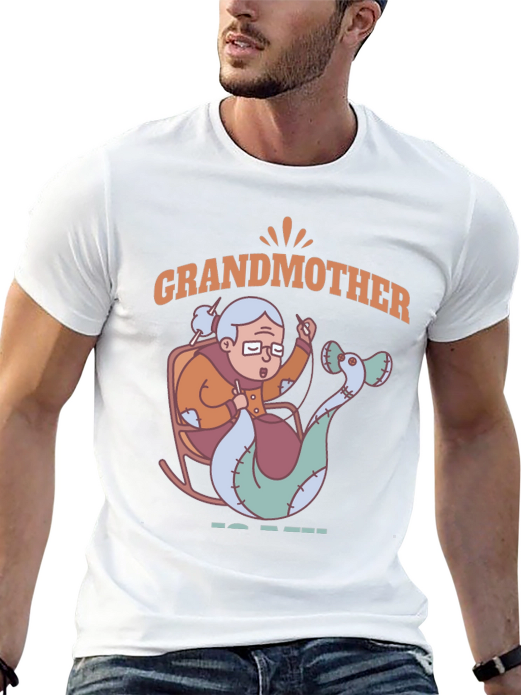 Grandmother Mermaid Knitting T-Shirt - Unique Gift Idea
