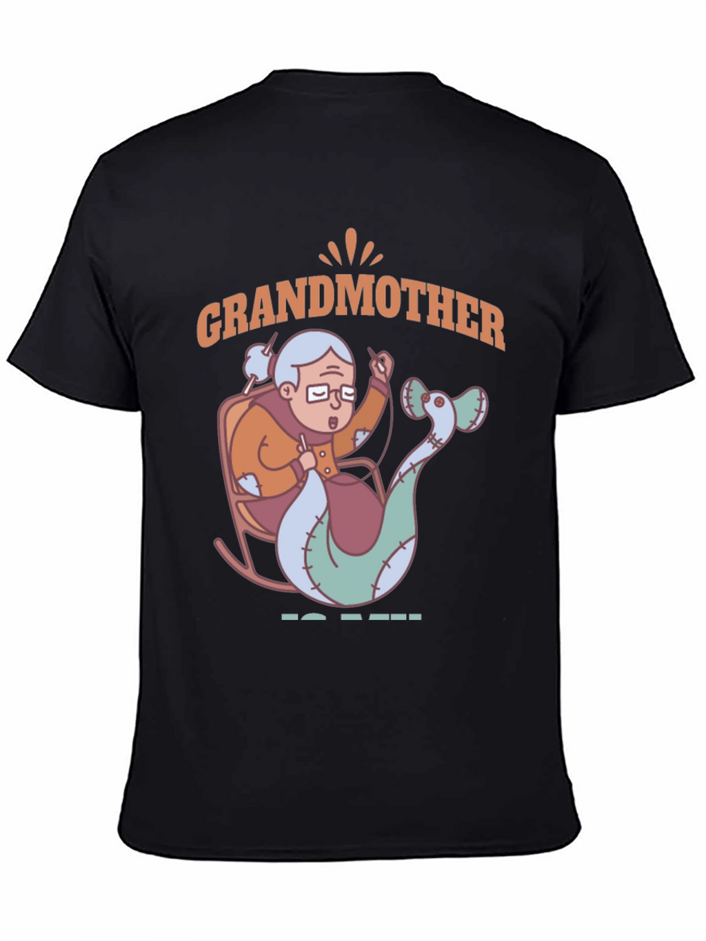 Grandmother Mermaid Knitting T-Shirt - Unique Gift Idea