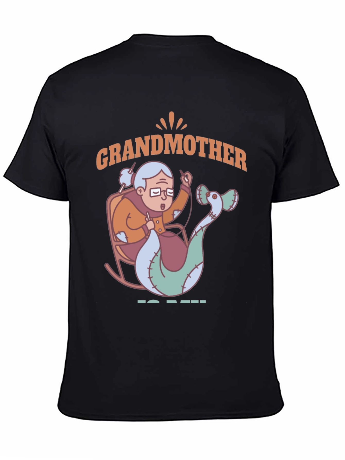Grandmother Mermaid Knitting T-Shirt - Unique Gift Idea