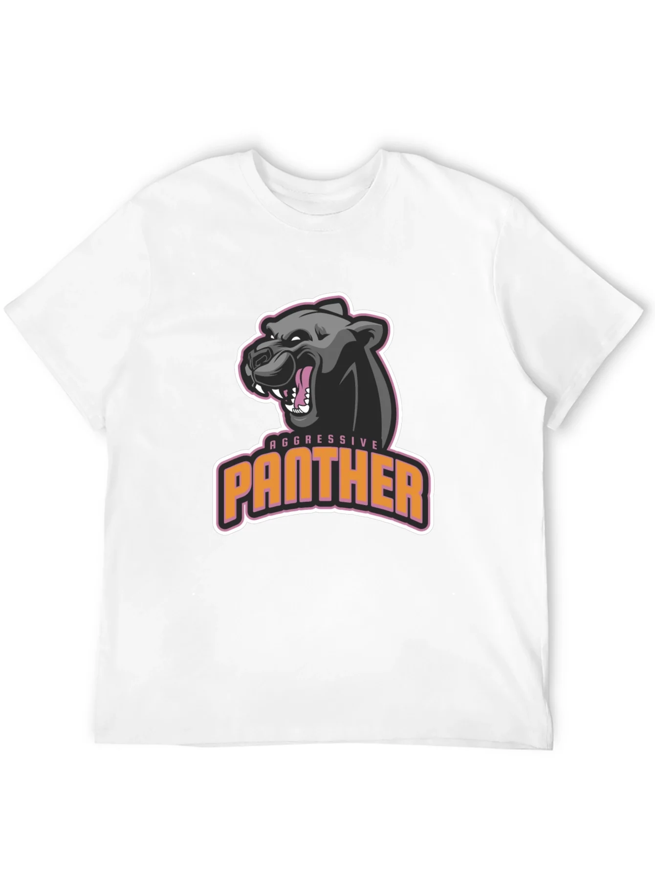 Aggressive Panther Graphic T-Shirt