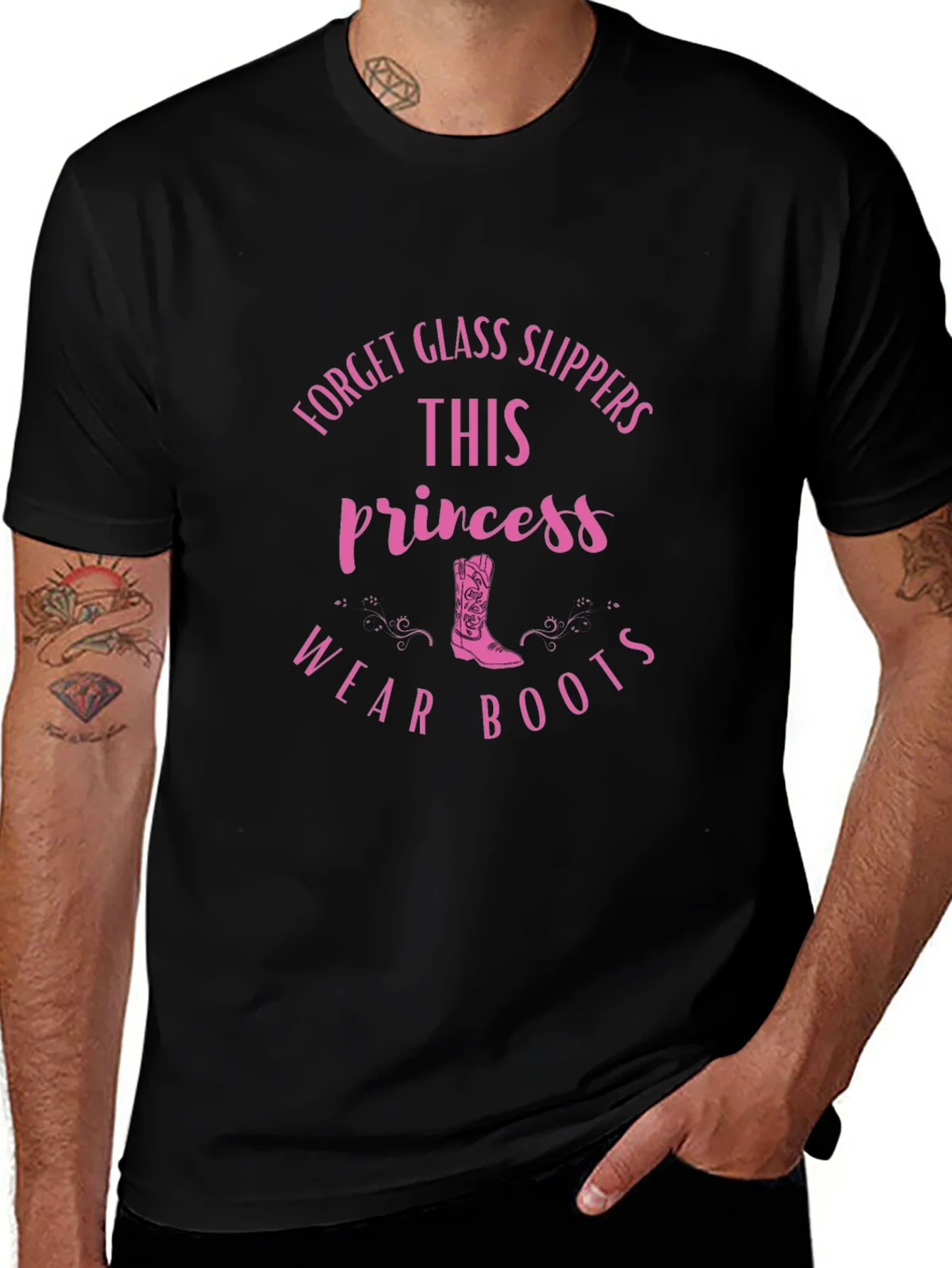 Princess Wears Boots T-Shirt