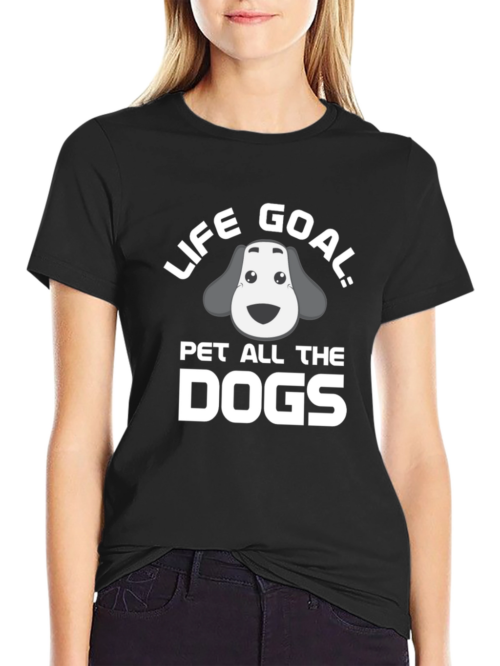 Life Goal: Pet All the Dogs T-Shirt