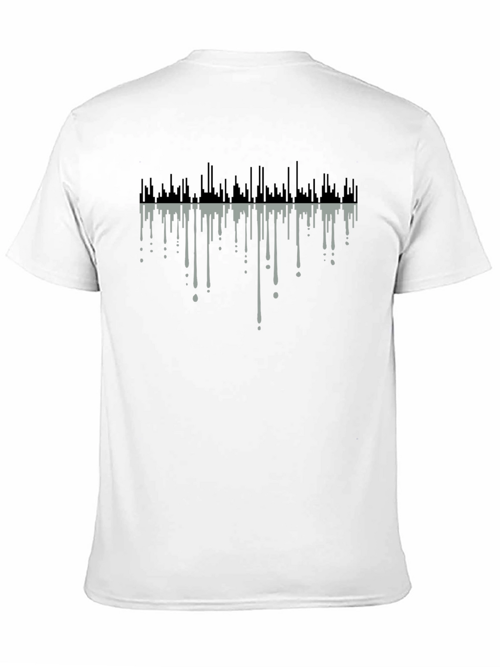 Abstract Drip Art Black T-Shirt