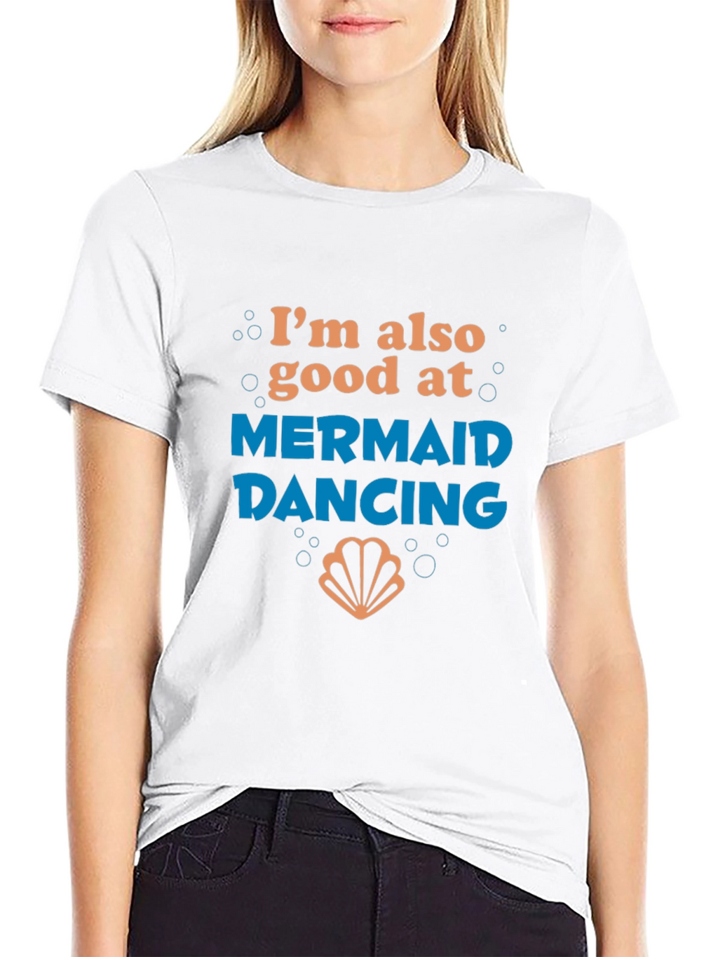 Mermaid Dancing Graphic Tee - Funny T-Shirt
