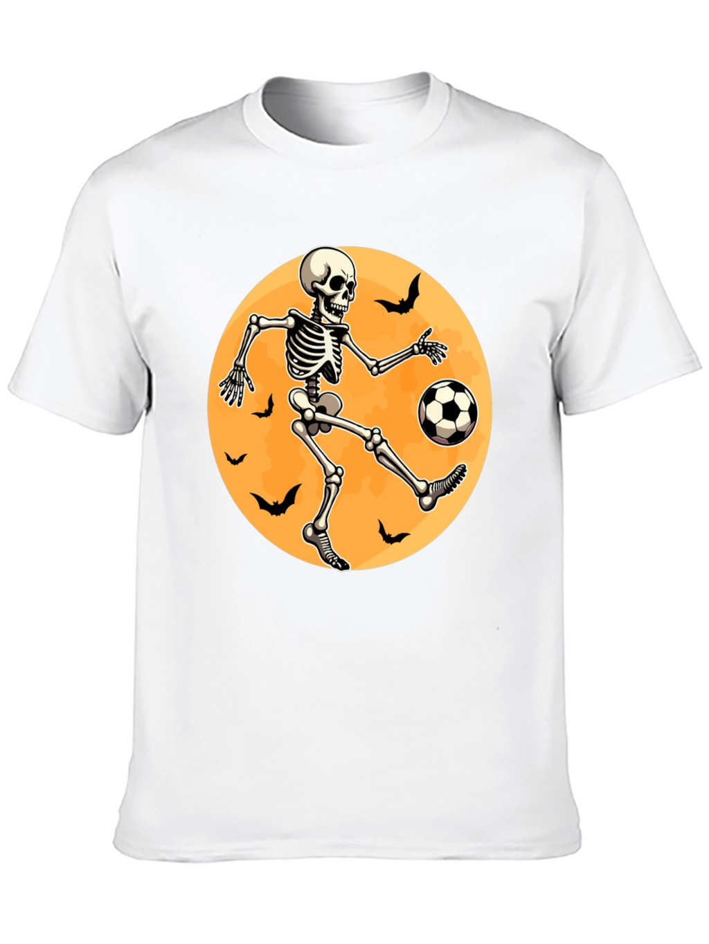 Halloween Skeleton Soccer T-Shirt