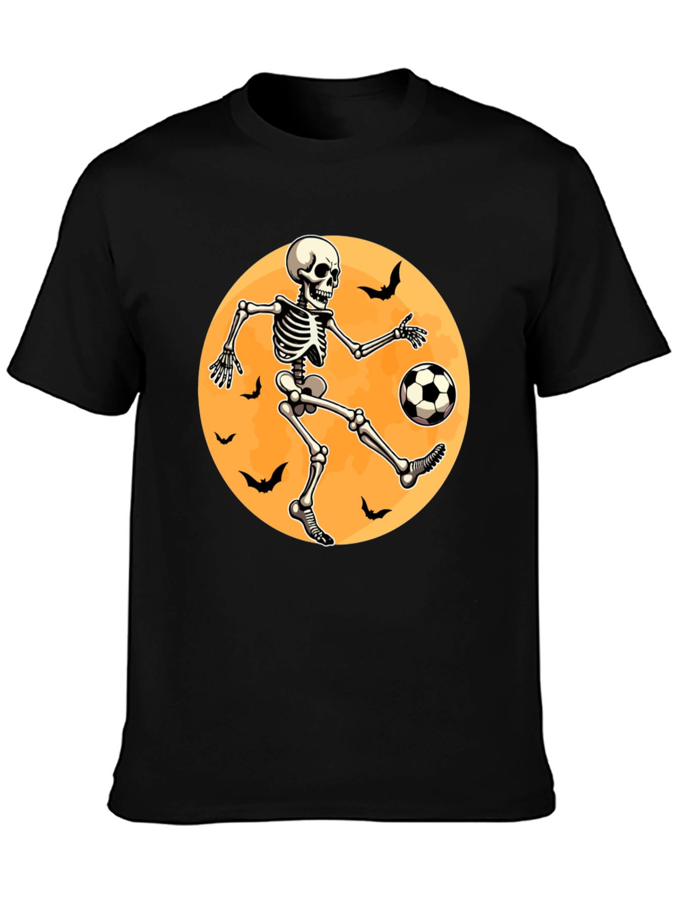 Halloween Skeleton Soccer T-Shirt