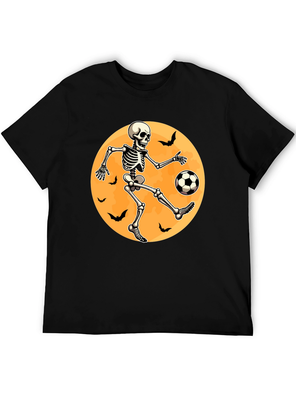 Halloween Skeleton Soccer T-Shirt
